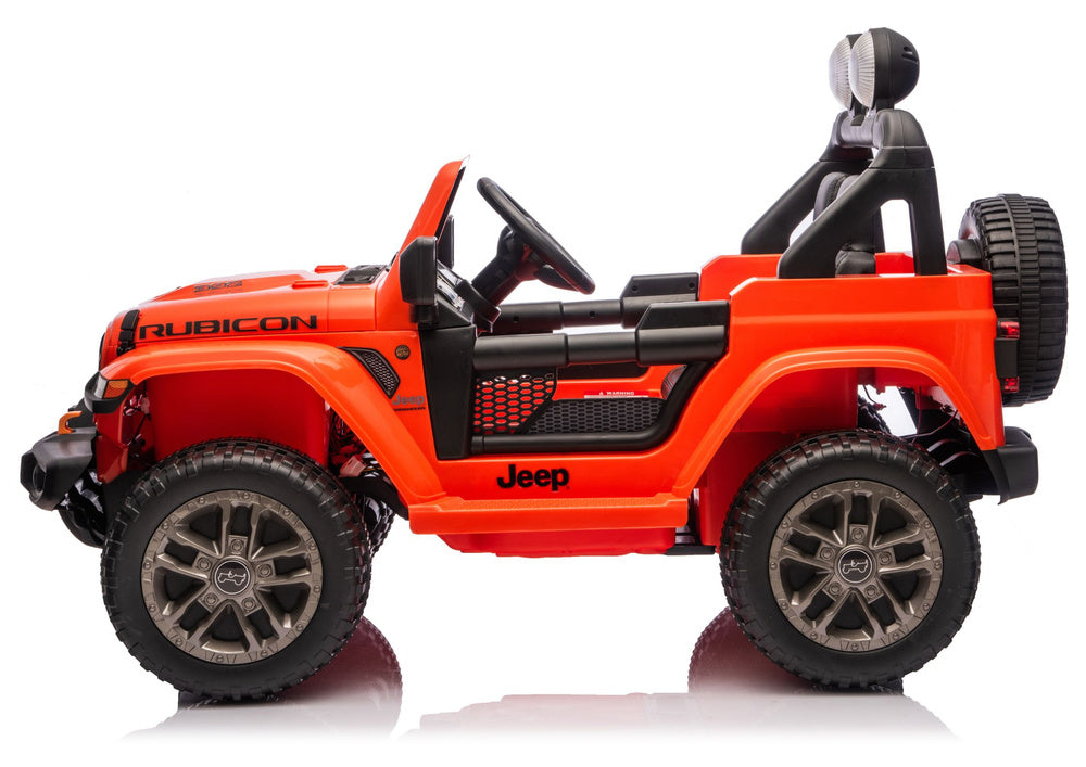 Jeep Rubicon 4x4 Battery-Powered Vehicle DK-JWR556 4x200W 24V Orange - attēls 8