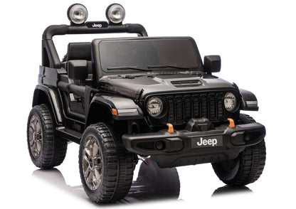 Jeep Rubicon 4x4 DK-JWR556 4x200W 24V Black Battery-Operated Vehicle - image 1