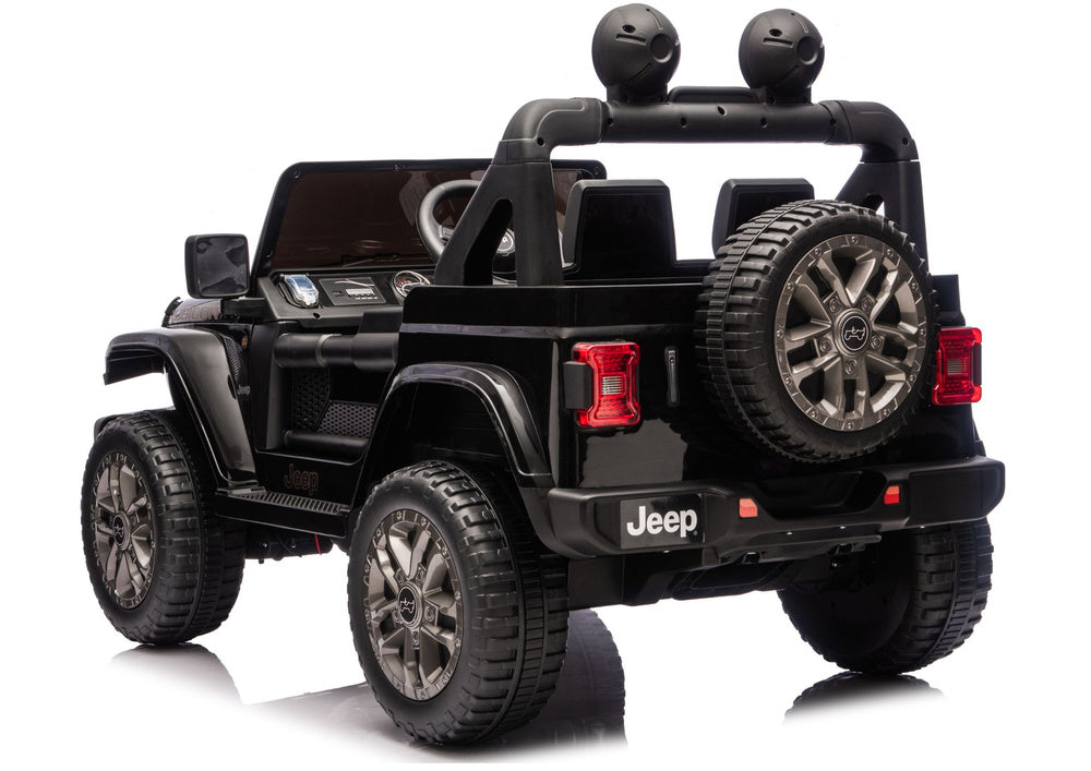 Jeep Rubicon 4x4 DK-JWR556 4x200W 24V Black Battery-Operated Vehicle - image 5