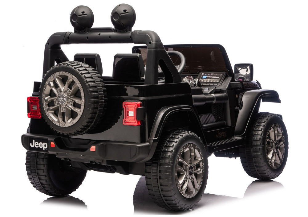 Jeep Rubicon 4x4 DK-JWR556 4x200W 24V Black Battery-Operated Vehicle - image 6