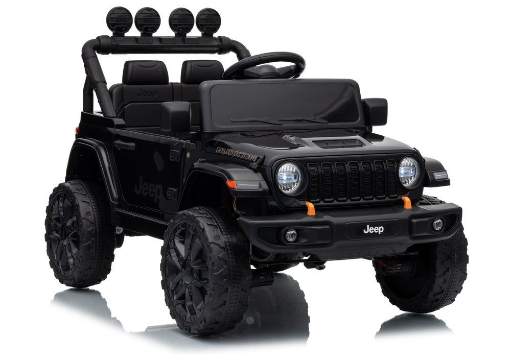 Jeep Rubicon DK-JWR558 24V Black Battery-Powered Vehicle - image 1