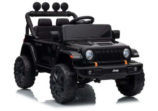 Jeep Rubicon DK-JWR558 24V Black Battery-Powered Vehicle - image 1