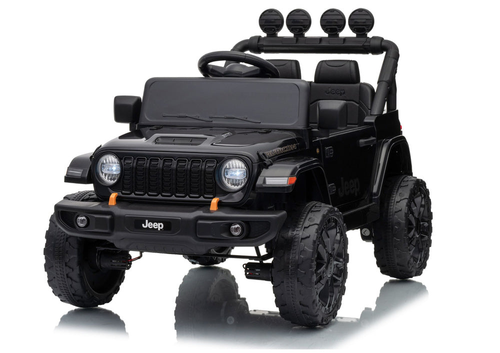Jeep Rubicon DK-JWR558 24V Black Battery-Powered Vehicle - image 2