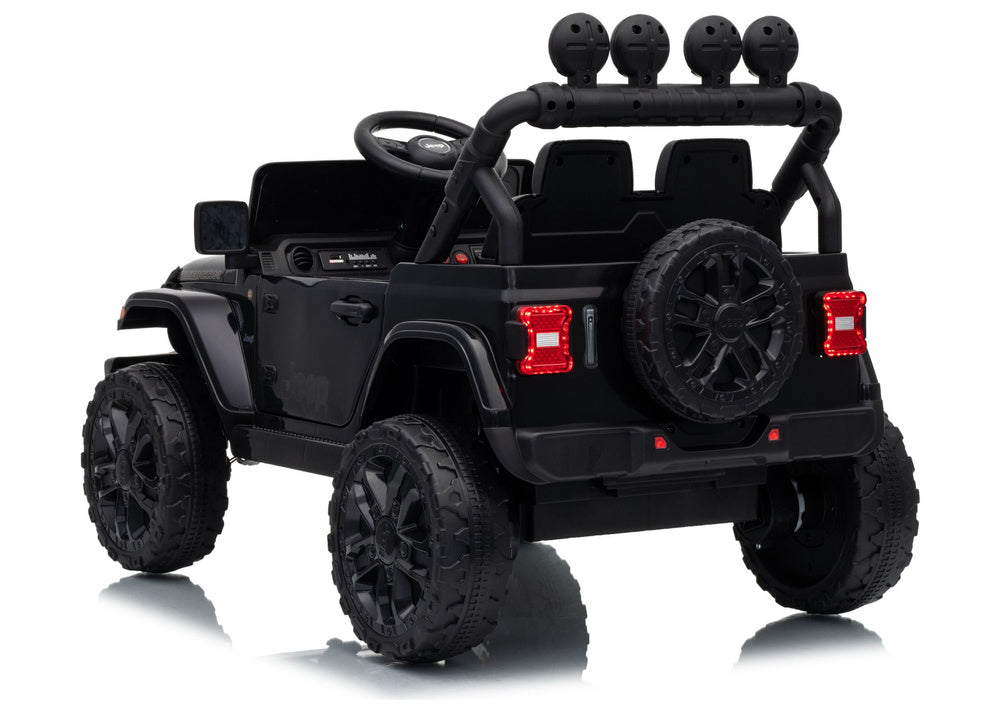 Jeep Rubicon DK-JWR558 24V Black Battery-Powered Vehicle - image 5