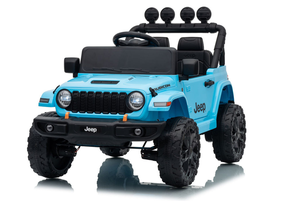 Jeep Rubicon DK-JWR558 24V Light Blue Battery-Powered Vehicle - image 2
