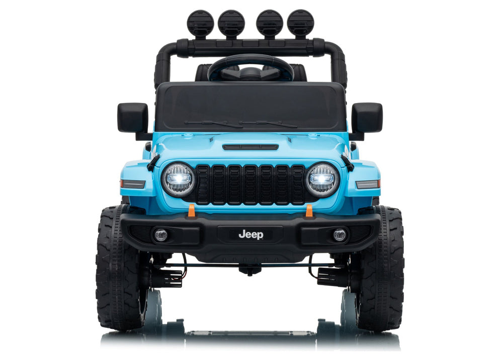 Jeep Rubicon DK-JWR558 24V Light Blue Battery-Powered Vehicle - image 3