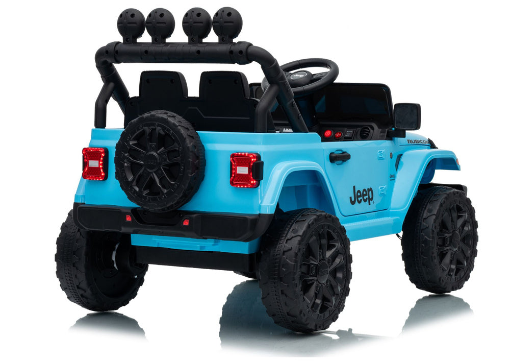 Jeep Rubicon DK-JWR558 24V Light Blue Battery-Powered Vehicle - image 4