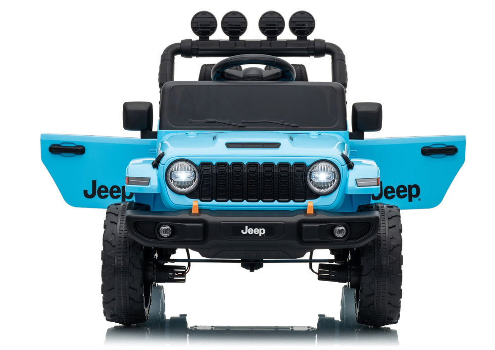 Jeep Rubicon DK-JWR558 24V Light Blue Battery-Powered Vehicle - image 8
