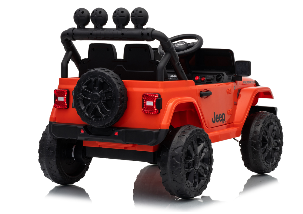 Jeep Rubicon DK-JWR558 24V Orange Battery-Powered Ride-On Vehicle - image 4
