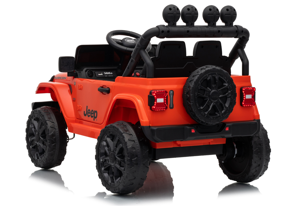 Jeep Rubicon DK-JWR558 24V Orange Battery-Powered Ride-On Vehicle - image 5