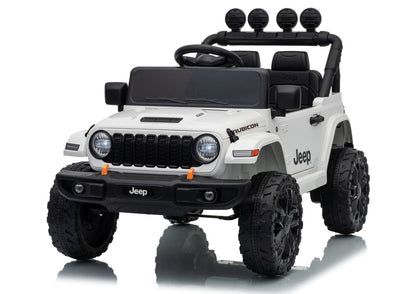Jeep Rubicon DK-JWR558 24V White Battery-Powered Vehicle - image 3