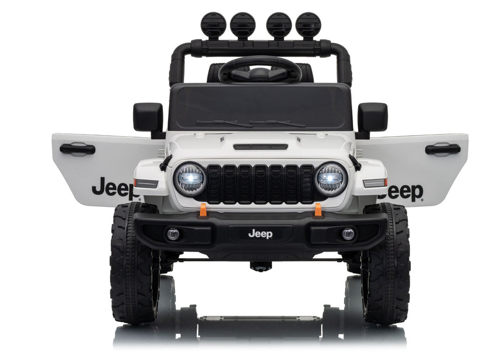 Jeep Rubicon DK-JWR558 24V White Battery-Powered Vehicle - image 7