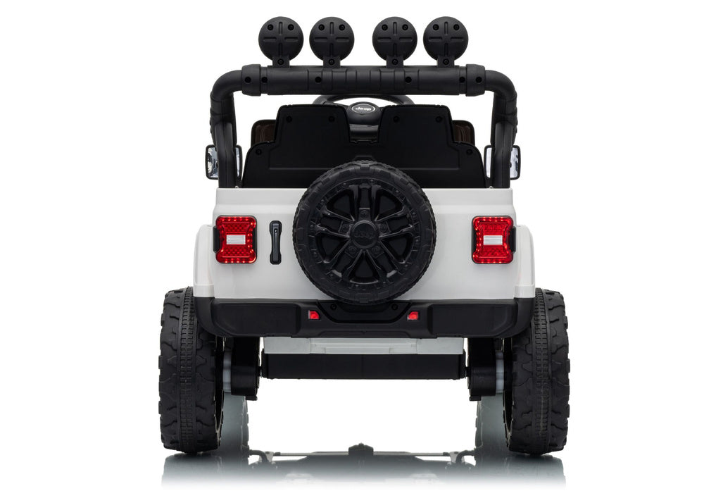Jeep Rubicon DK-JWR558 24V White Battery-Powered Vehicle - image 8