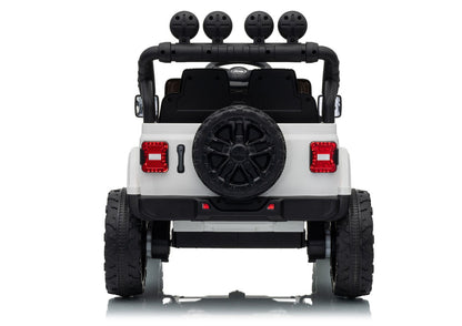 Jeep Rubicon DK-JWR558 24V White Battery-Powered Vehicle - image 8