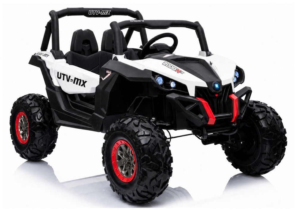 Jeep XMX White - Electric Ride On Car - attēls 1