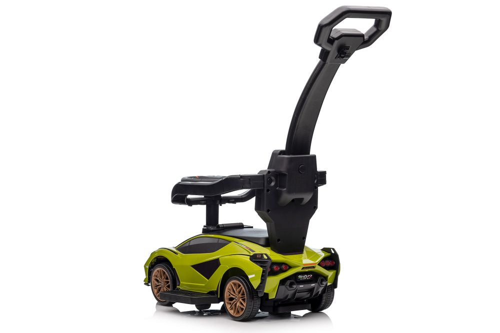 Lamborghini QLS-996T Ride-on With Pusher Green - image 4