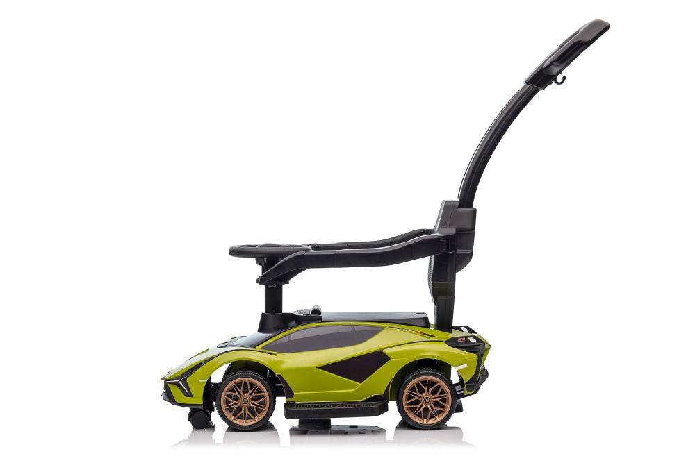 Lamborghini QLS-996T Ride-on With Pusher Green - image 5