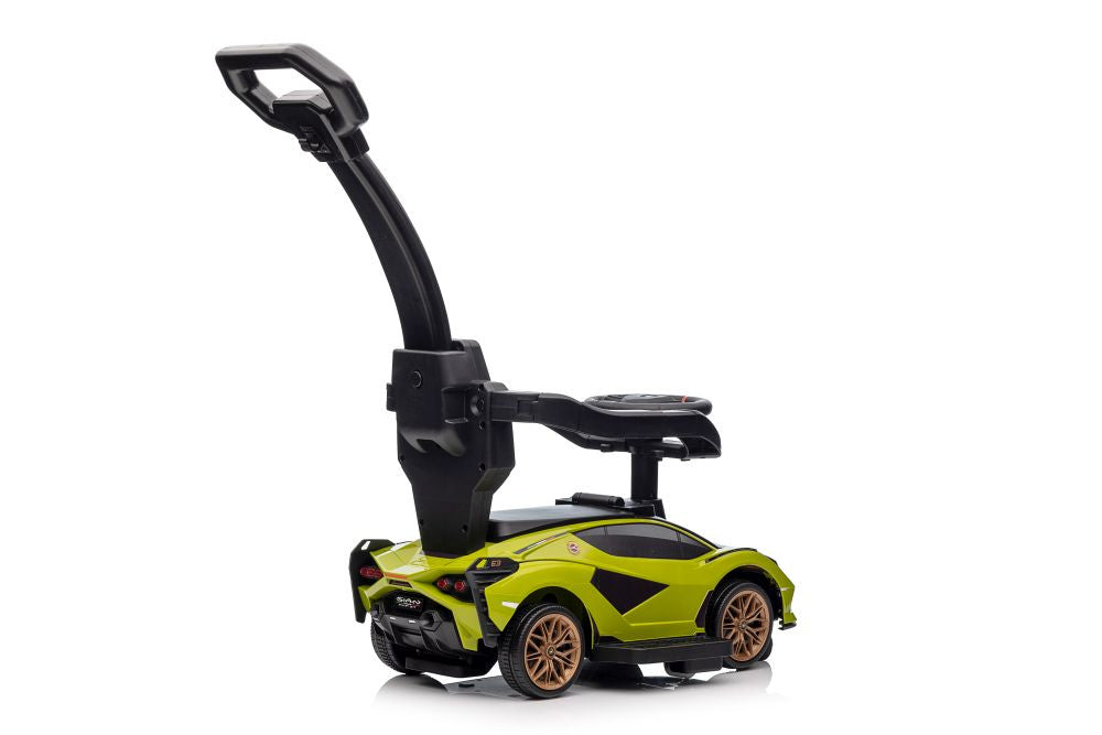 Lamborghini QLS-996T Ride-on With Pusher Green - image 7