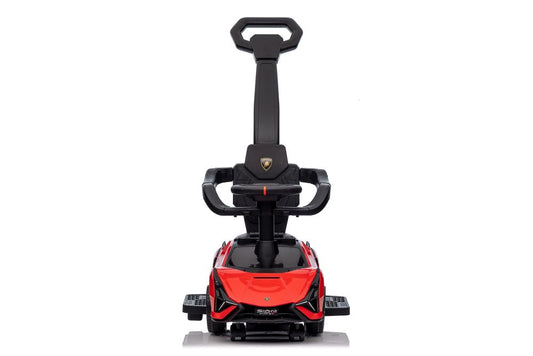 Lamborghini QLS-996T Ride-on With Pusher Red - image 1