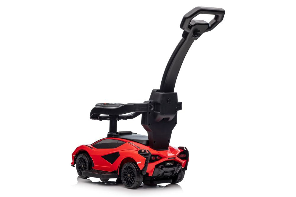 Lamborghini QLS-996T Ride-on With Pusher Red - image 3