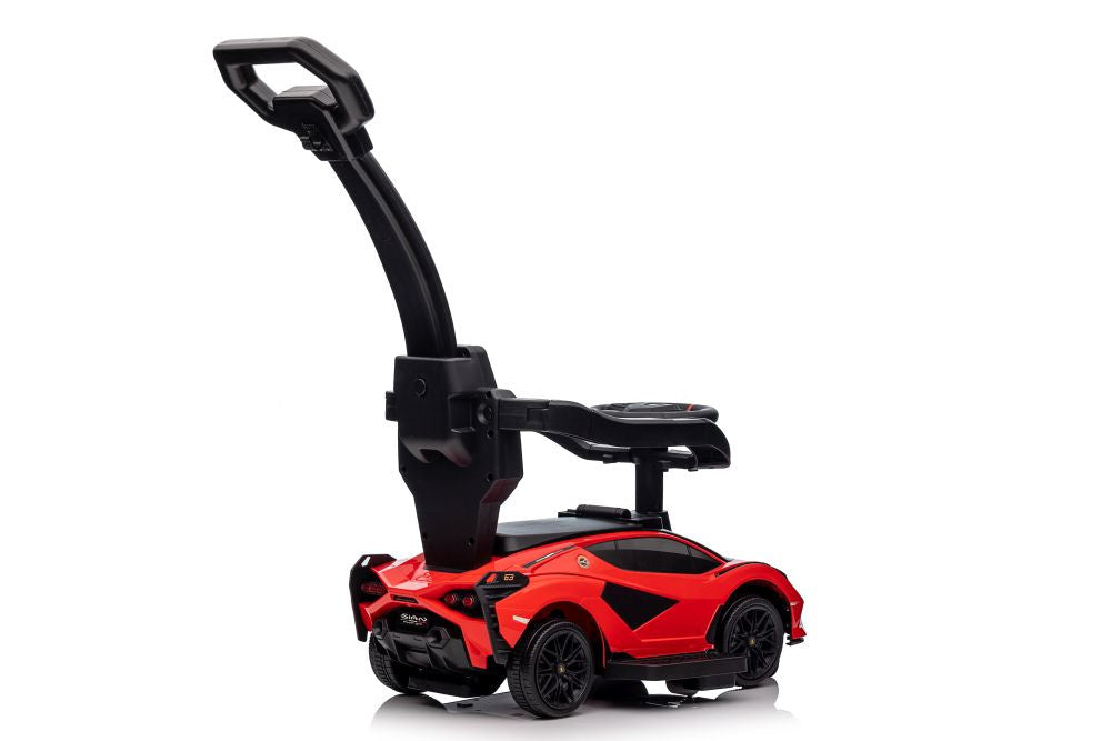 Lamborghini QLS-996T Ride-on With Pusher Red - image 4