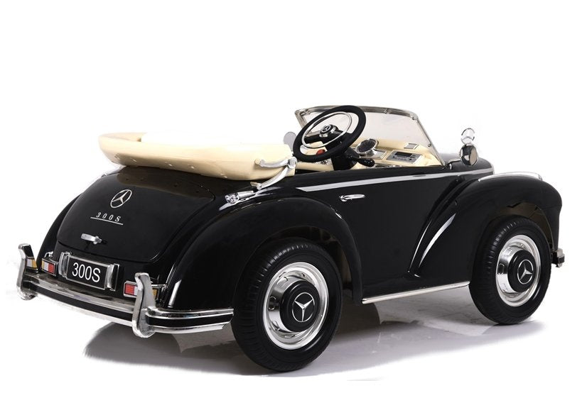 LS-618 Mercedes 300S Black Painting - Electric Ride On Car - attēls 3