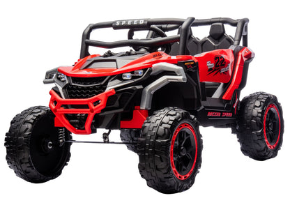 M1 Red Battery-Powered Vehicle 4x4 - attēls 2
