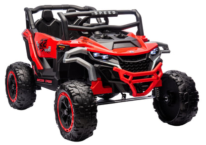 M1 Red Battery-Powered Vehicle 4x4 - attēls 7