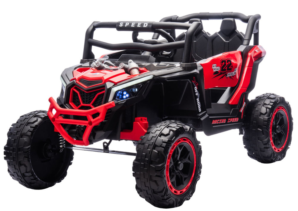 M2 Red Battery-Powered Vehicle 4x4 - attēls 2