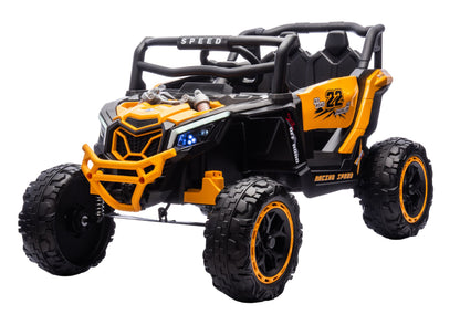 M2 Yellow Battery-Powered Vehicle 4x4 - attēls 6