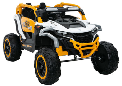 M3 Yellow and White Battery-Powered Vehicle 4x4 - pilt 1