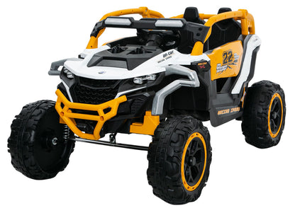 M3 Yellow and White Battery-Powered Vehicle 4x4 - pilt 2