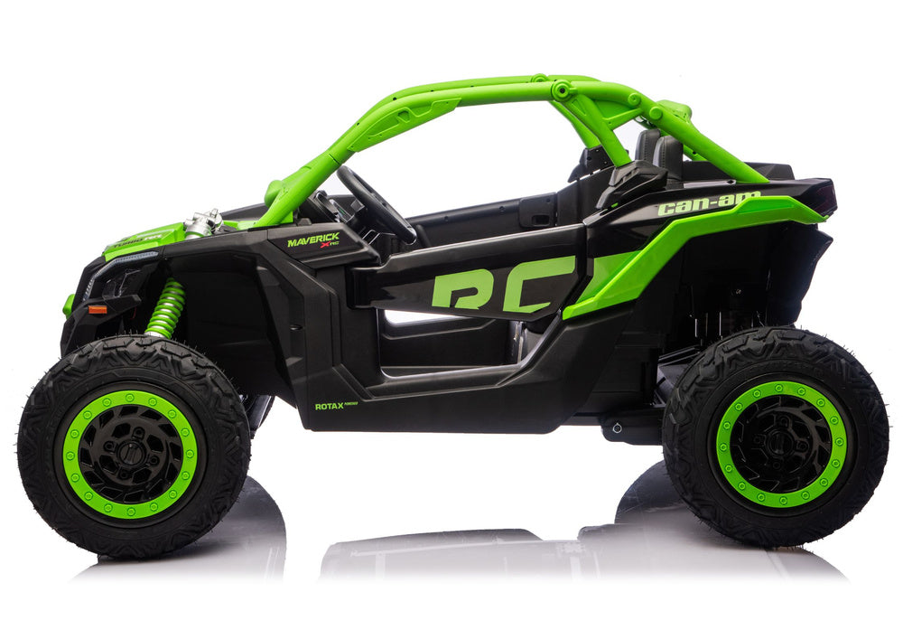 Maverick CAN-AM Turbo RS STRONG AIR Green Battery-Powered Car - pilt 4