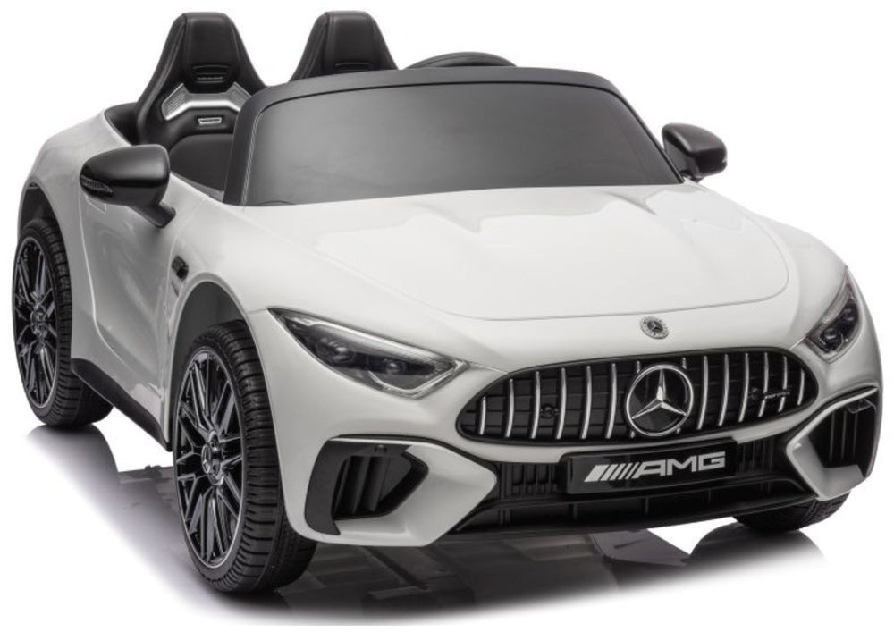 Mercedes AMG SL63 Battery Car White - image 1