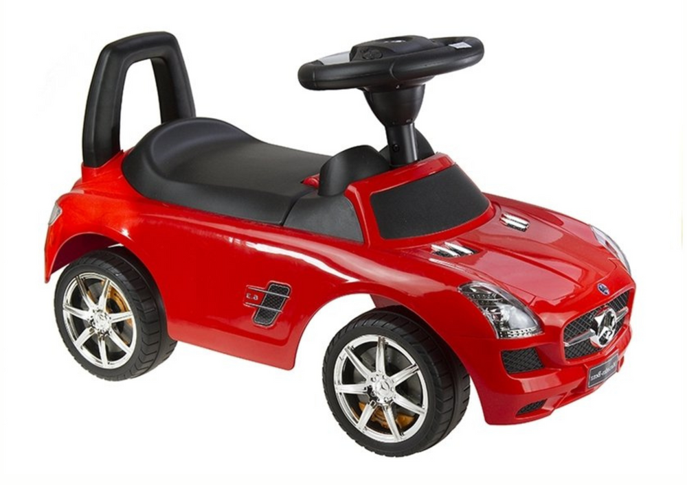 Mercedes Benz Red - Kids Push Along Ride On Car - attēls 1