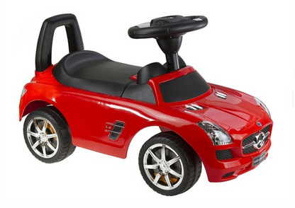 Mercedes Benz Red - Kids Push Along Ride On Car - attēls 1