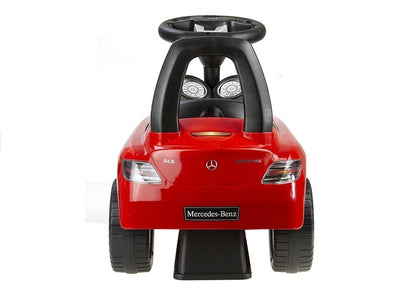 Mercedes Benz Red - Kids Push Along Ride On Car - attēls 3