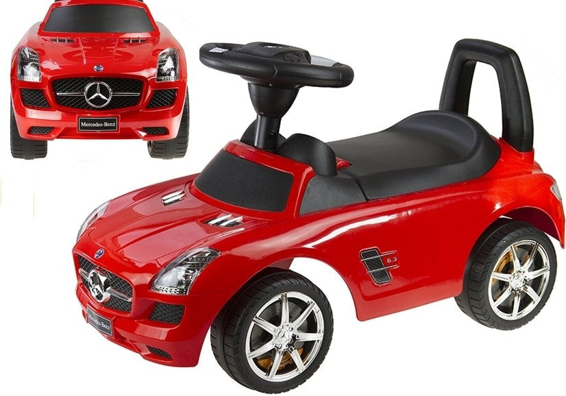 Mercedes Benz Red - Kids Push Along Ride On Car - attēls 6