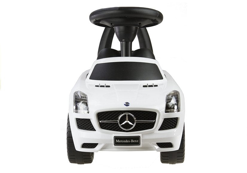 Mercedes-Benz SLS AMG White - Kids Push Along Ride On Car - attēls 5