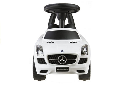 Mercedes-Benz SLS AMG White - Kids Push Along Ride On Car - attēls 5