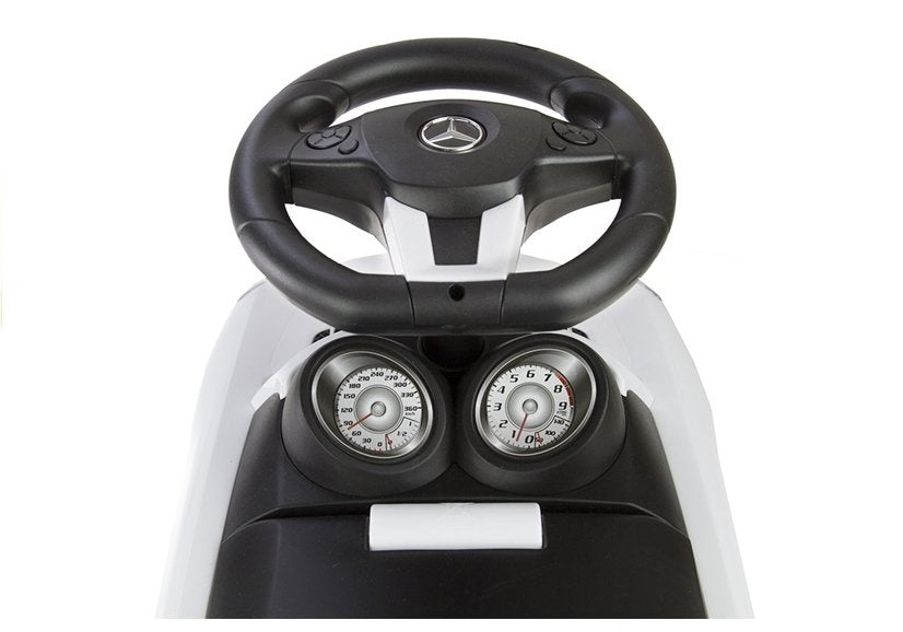 Mercedes-Benz SLS AMG White - Kids Push Along Ride On Car - attēls 6