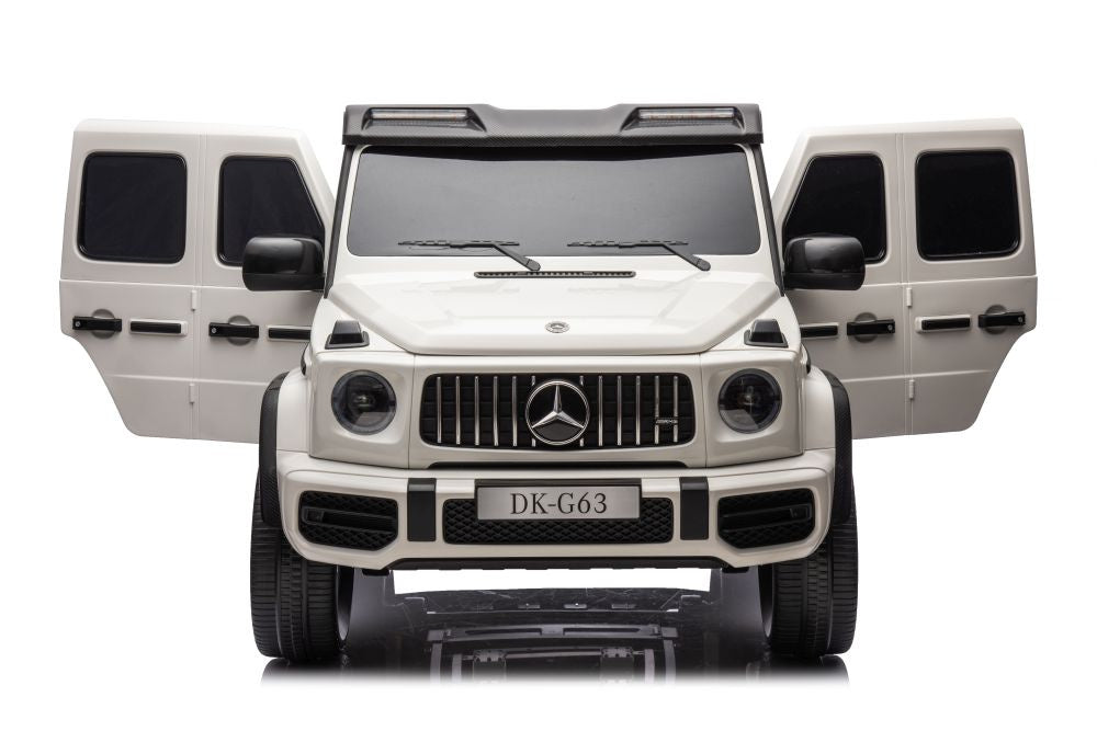Mercedes G63 4X4 XXL 24V14AH Battery automobilis baltas - nuotrauka 3