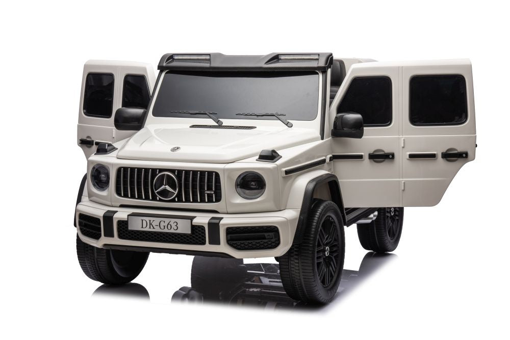 Mercedes G63 4X4 XXL 24V14AH Battery automobilis baltas - nuotrauka 6