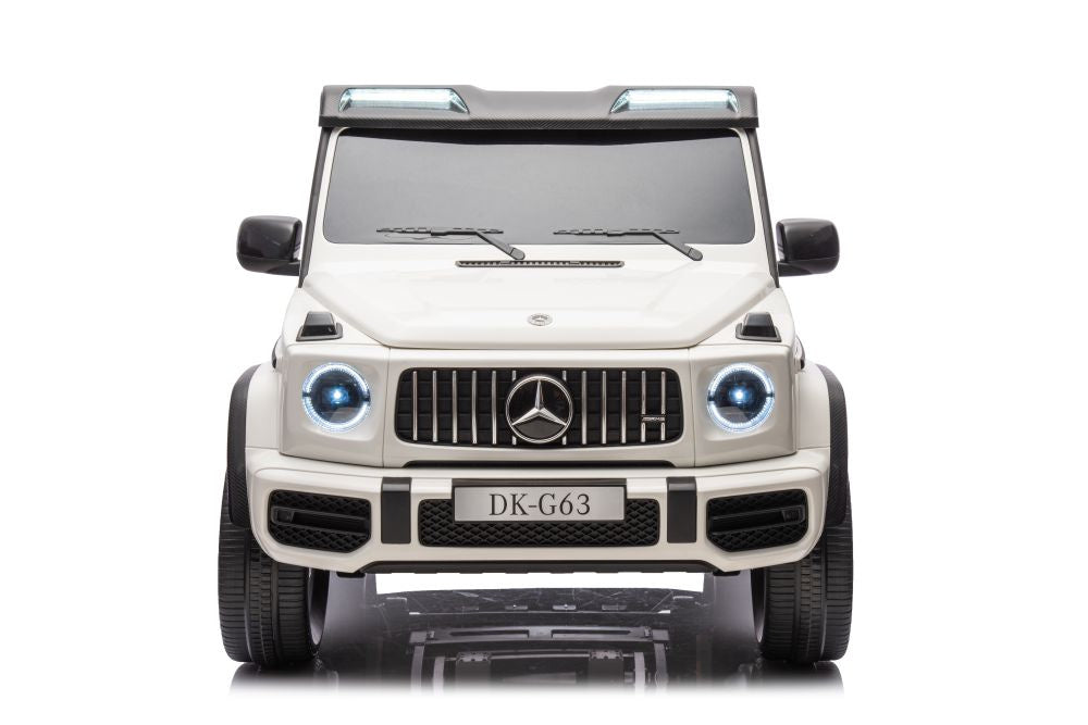 Mercedes G63 4X4 XXL 24V14AH Battery automobilis baltas - nuotrauka 7