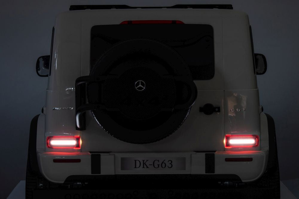Mercedes G63 4X4 XXL 24V14AH Battery automobilis baltas - nuotrauka 8