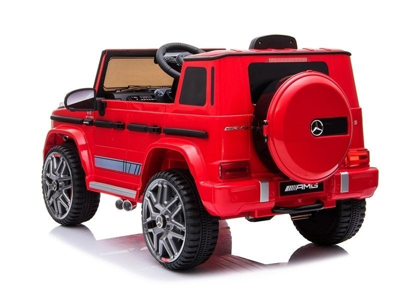 Mercedes G63 AMG Electric Ride On Car – Red - attēls 4