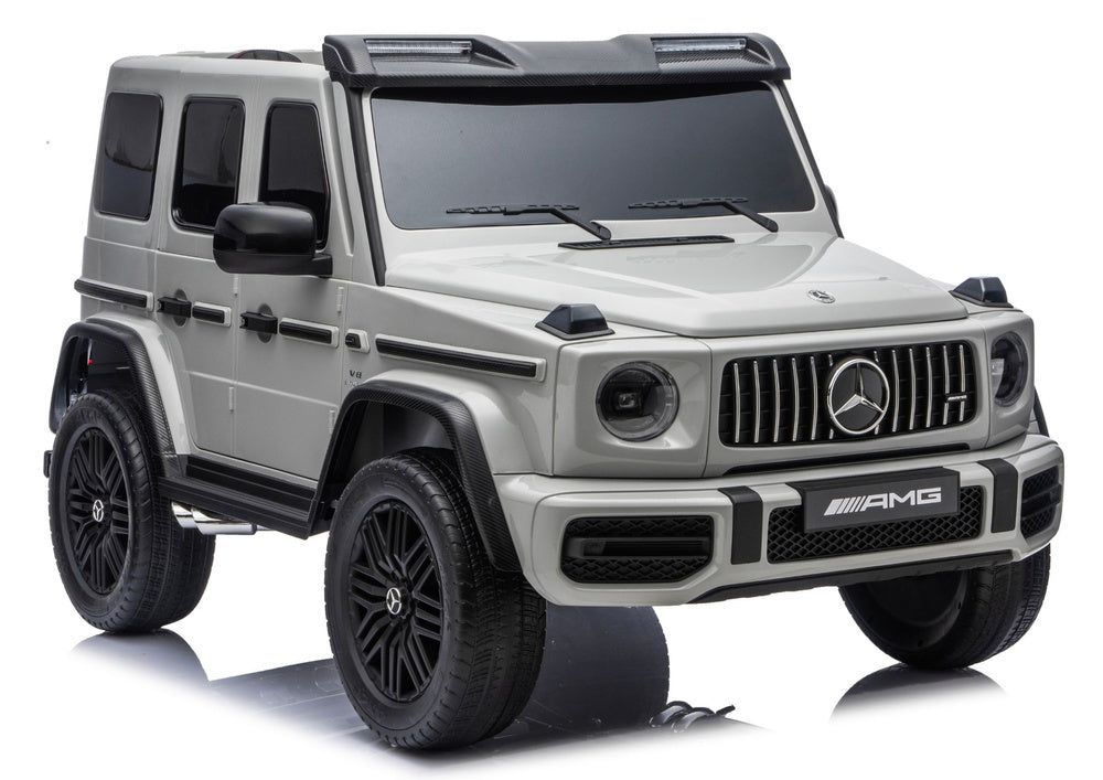 Mercedes G63 XXL DK-G63 24V Battery-Operated Car – Light Grey - image 1