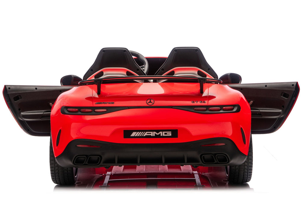 Mercedes GT63 AMG DK-GT63 24V LCD Battery-Operated Car, Red - attēls 6