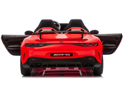 Mercedes GT63 AMG DK-GT63 24V LCD Battery-Operated Car, Red - attēls 6
