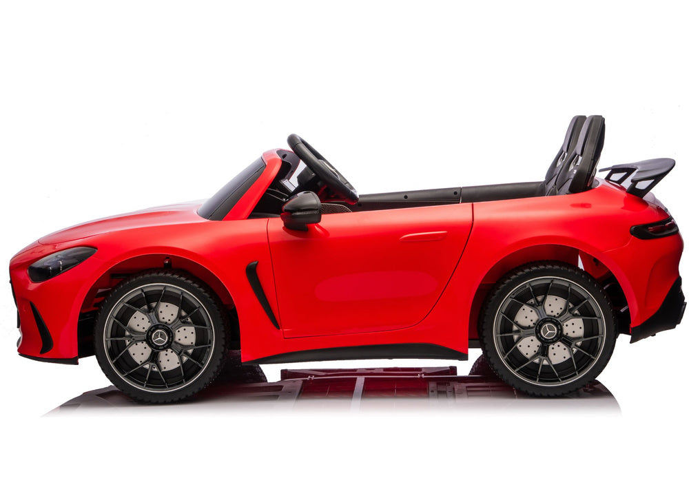 Mercedes GT63 AMG DK-GT63 24V LCD Battery-Operated Car, Red - attēls 7
